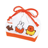 MIFFY and FRIENDS 午餐抽繩 便當袋 日本製造 入園入學